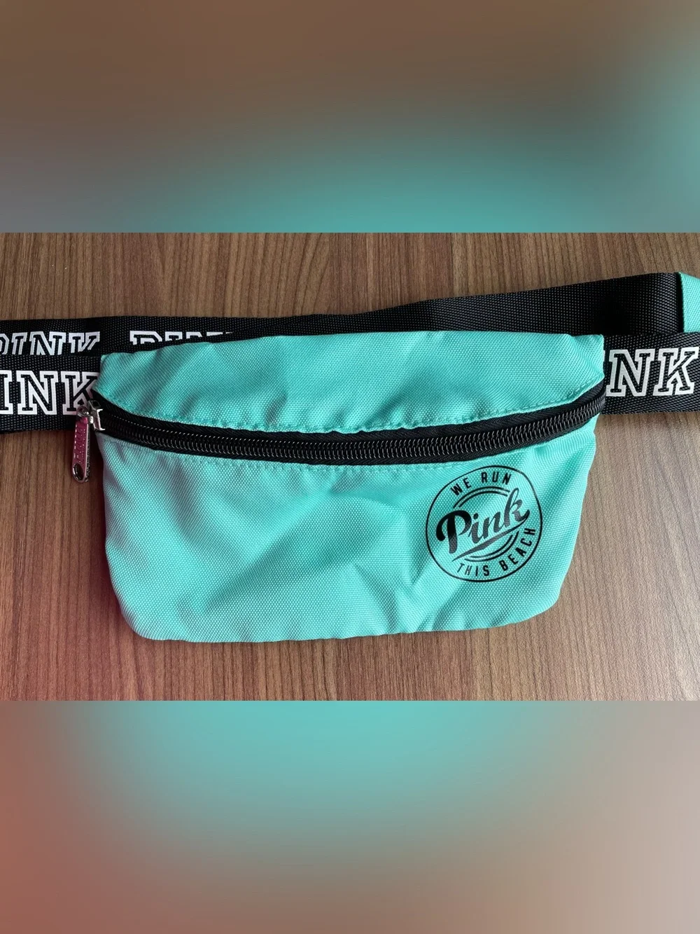 Victoria's Secret PINK Mint Green Fanny Pack Belt Bag NWOT